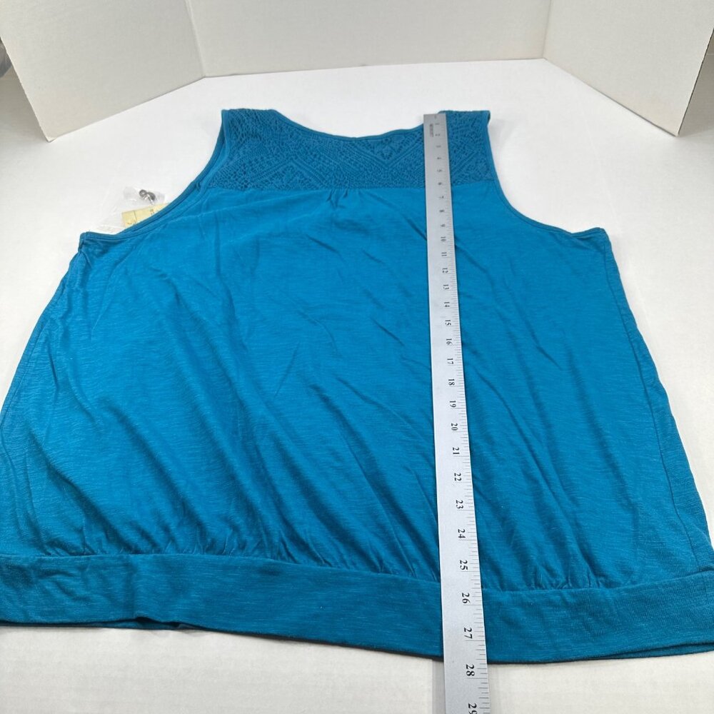 Sonoma Life + Style Women's Size 2X Top Tank Blue New With Tags - Picture 14 of 14